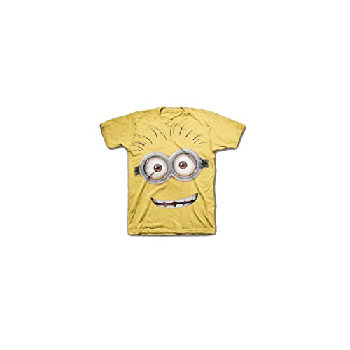 7269220047087 - UNIVERSAL STUDIOS DESPICABLE ME - JERRY FACE TIME MINION T-SHIRT - YELLOW (X-LARGE)