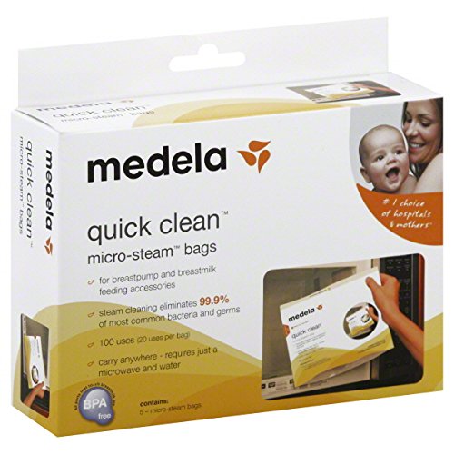 0726983690365 - MEDELA QUICK CLEAN MICRO-STEAM BAGS, 5 COUNT