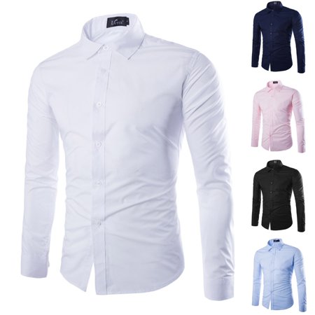 0727261208180 - 2018 BRAND NEW MEN SHIRT CAMISA SOCIAL MASCULINA CASUAL SLIM FIT MENS DRESS SHIRTS CAMISAS CHEMISE HOMME HOT SELL