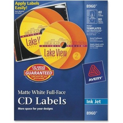 0072782089603 - BUY NOW DIRECT -AVERY FULL-FACE CD LABELS-PT# BND- USAVE8960