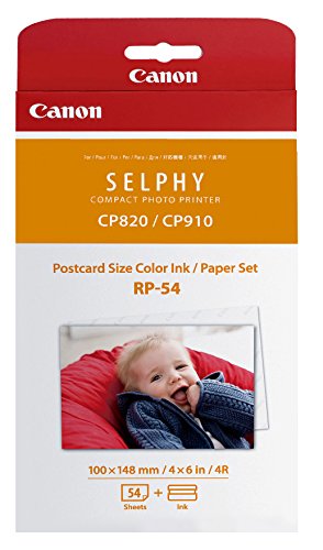 0728131124500 - CANON RP-54 HIGH-CAPACITY COLOR INK/PAPER SET INK - 54 SHEETS