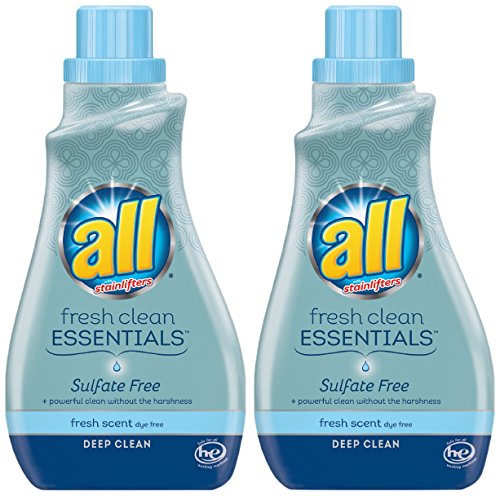 0728295223354 - ALL FRESH CLEAN ESSENTIALS SULFATE FREE LAUNDRY DETERGENT, FRESH SCENT, 30 FLUID OUNCE, 2 COUNT