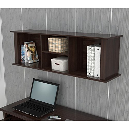0728295232868 - INVAL ESPRESSO WALL MOUNTED HUTCH, STAIN, HEAT AND SCRATCH-RESISTANT