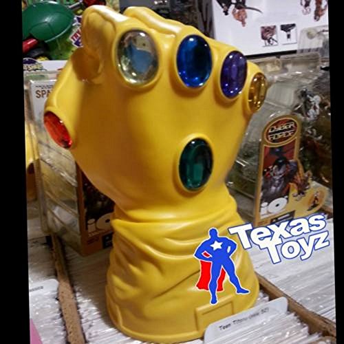 0728295408072 - THANOS' INFINITY GAUNTLET 12IN. GLOVE BANK PX EXCLUSIVE MARVEL COMICS AOU