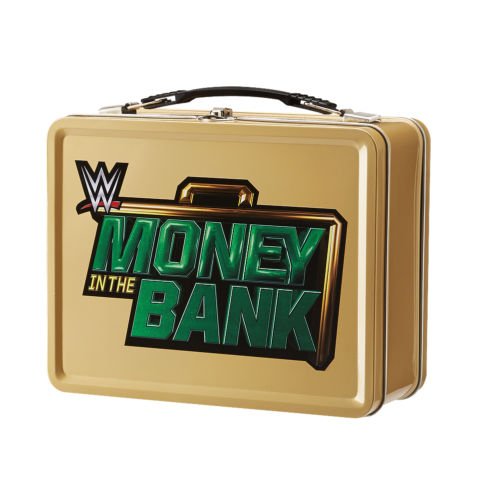 0728295488838 - MONEY IN THE BANK TIN LUNCH BOX BRIEFCASE CASE WWE WRESTLING REPLICA OFFICIAL