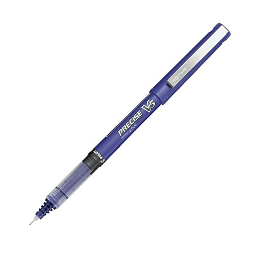 0072838251060 - PILOT PRECISE V5 EXTRA FINE POINT ROLLERBALL PENS,1 BOX OF 12 PURPLE INK PENS