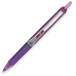 0072838260666 - PILOT : PRECISE V5RT RETRACTABLE ROLLING BALL PEN, PURPLE INK, EXTRA FINE POINT -:- SOLD AS 2 PACKS OF - 1 - / - TOTAL OF 2 EACH