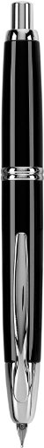 0072838602428 - PILOT VANISHING POINT COLLECTION RETRACTABLE FOUNTAIN PEN, BLACK WITH RHODIUM ACCENTS, BLUE INK, MEDIUM NIB