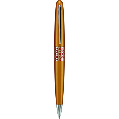 0072838914965 - PILOT MR RETRO POP COLLECTION BALLPOINT PEN GIFT BOX WITH 2 REFILLS, MARIGOLD WITH FLOWER ACCENT, MEDIUM POINT, 91496
