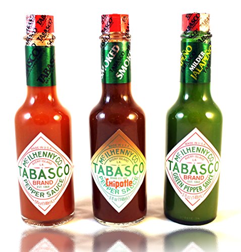 0728461182423 - TABASCO BRAND PEPPER SAUCE VARIETY SET FEATURING: ORIGINAL FLAVOR, SMOKED CHIPOTLE, AND MILDER GREEN JALAPENO
