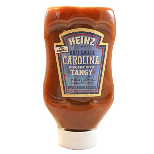 0728461183000 - HEINZ BBQ SUACE - STANDARD SIZE GOURMET 100% NATURAL BARBECUE SAUCE (CAROLINA TANGY - 2 PACK)