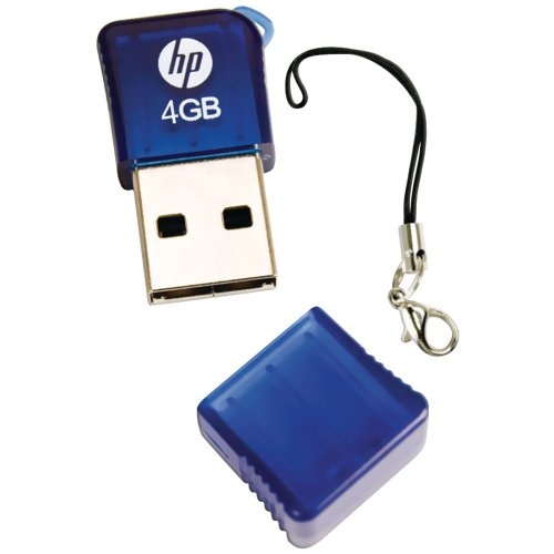 0072858937036 - HP V165W 4 GB USB 2.0 FLASH DRIVE P-FD4GBHP165-EF (BLUE)