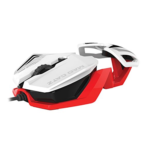 0728658048457 - MAD CATZ R.A.T. 1 MOUSE FOR PC AND MOBILE DEVICES - WHITE (MCB437260001/06/1)