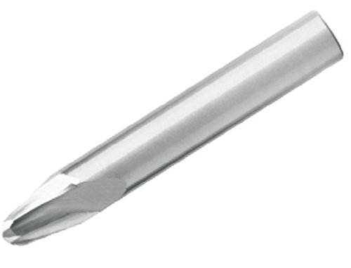 0728709152478 - MICRO 100 MRF-250-078 MOLD MAKING 15° TAPER BALL NOSE RUNNER CUTTER, 30° INCLUDED ANGLE, 2 FLUTE, SOLID CARBIDE TOOL, 0.243 FLUTE LENGTH, 5/64 RADIUS, 1/4 SHANK DIAMETER, 2.5 OVERALL LENGTH