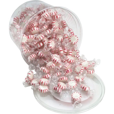 0072976700192 - STARLIGHT MINTS PEPPERMINT HARD CANDY INDV WRAPPED TUB 2 LB