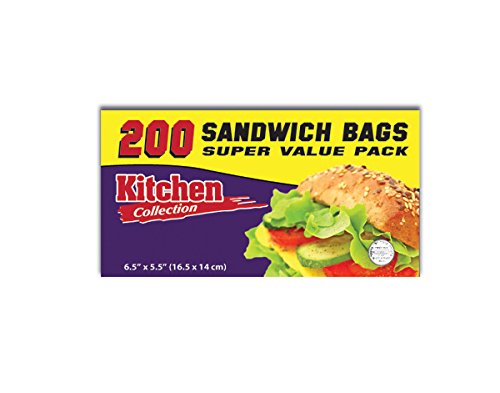 0729940018288 - SANDWICH BAG 200 COUNT 2 PACK (400 BAGS)