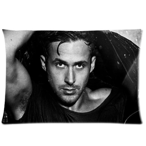 Купить Домашний текстиль  Ryan Gosling Pillow Case Printed Home Soft Throw Pillow  Ryan Gosling Gosling Ryan Love Hot Abs Lala Land Film Movie