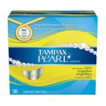 0073010004559 - PEARL PLASTIC REGULAR ABSORBENCY UNSCENTED TAMPONS 36 TAMPONS