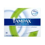 0073010015425 - ESSENTIALS TAMPONS WITH PLASTIC APPLICATOR UNSCENTED SUPER 36 TAMPONS