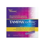 0073010710177 - RADIANT COMPAK TAMPONS WITH PLASTIC APPLICATOR UNSCENTED REGULAR