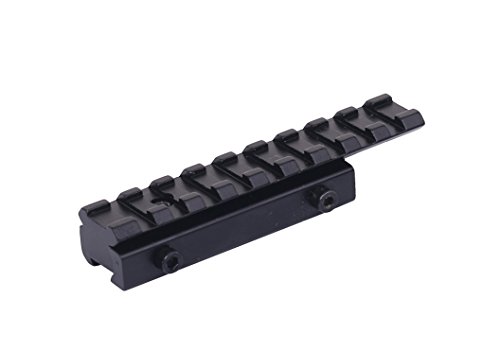 0730133429729 - TACTICAL SCOPE AIR GUNS & .22S RISER MOUNT FOR HIGH PROFILE PICATINNY/WEAVER RAIL FOR SCOPES AND OPTICS BY GOLDEN EYE TACTICAL