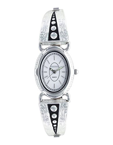 0730364267091 - MONTANA TIME MEN'S 'MONTANA TIME' QUARTZ STAINLESS STEEL AND SILVER PLATED DRESS WATCH (MODEL: WCH2876D)