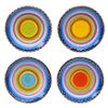0730384091461 - CERTIFIED INTERNATIONAL TEQUILA SUNRISE CANAPE PLATE (SET OF 4)
