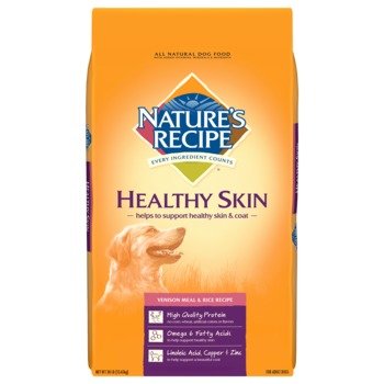 0730521514600 - NATURE'S RECIPE 799835 HEALTHY SKIN VENISON MEAL AND RICE DRY FOR DOGS, 30-POUND