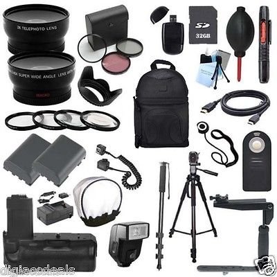 0730669165061 - CANON EOS REBEL XTI / 400D DIGITAL SLR CAMERA EVERYTHING YOU NEED ACCESSORY KIT FOR EF 100MM F2.8, EF 24MM F2.8, EF 28MM F1.8, EF50MM F1.4L, EF 70-300MM F4-5.6, EF 85MM F1.8, EF-S 18-55MM F3.5-5.6, EF-S 55-250MM F4-5.6