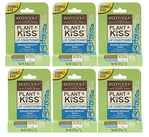 0730750800291 - ECOTOOLS, LIP CONDITIONER, NONSTOP MOISTURE WITH SHEA BUTTER, .25 OUNCES (PACK OF 6)