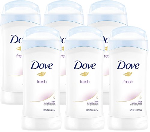 0730750802806 - DOVE INVISIBLE SOLIDS, ANTIPERSPIRANT DEODORANT, 2.6 OUNCE STICK (PACK OF 6)