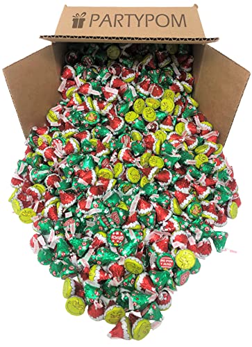 0730750814359 - HERSHEYS KISSES HOLIDAY GRINCH MILK CHOCOLATE CANDY, BULK 5 LBS CHRISTMAS CHOCOLATE KISSES WITH GRINCH FOILS FOR A GRINCHMAS STOCKING STUFFER, INDIVIDUALLY WRAPPED