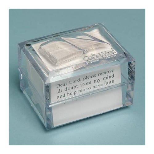 0730817210193 - GOD'S WORD PROMISE BOX-LARGE PRINT CARDS WITH SCRIPTURES AND PRAYERS!