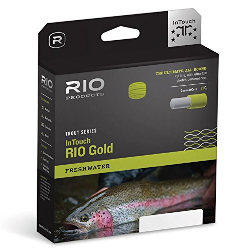 0730884206853 - RIO GOLD INTOUCH TROUT SERIES MOSS/GRAY/GOLD FLY LINE WF-5-F