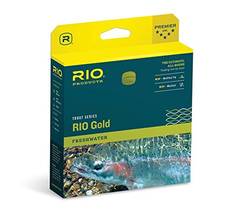 0730884212298 - RIO GOLD FLY FLY LINE WF5F MOSS/GOLD