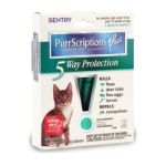 0073091019800 - 3 MONTH SENTRY PURRSCRIPTIONS SQUEEZE-ON CATS UNDER 5 LB