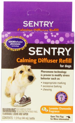 0073091021926 - SERGEANT'S 484246 SENTRY CALMING DIFFUSER FOR REFILL FOR DOGS, 1.5-OUNCE LAVENDER CHAMOMILE FRAGRANCE.