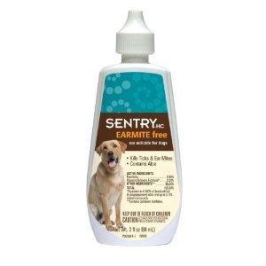 0073091022336 - SENTRY HC EARMITE FREE EAR MITICIDE FOR DOGS, 3-OUNCE
