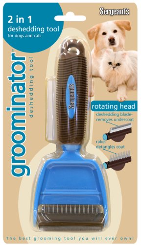 0073091072522 - SERGEANT'S GROOMINATOR DESHEDDING TOOL FOR DOGS AND CATS EA (PACK OF 9)