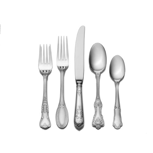 0730936034434 - WALLACE HOTEL 20-PIECE FLATWARE SET, SERVICE FOR 4