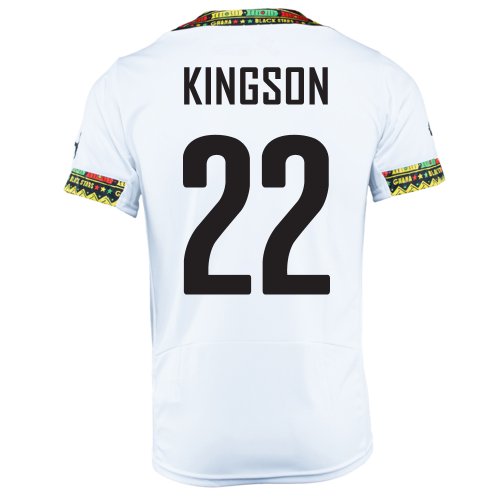 0730957060559 - PUMA KINGSON #22 GHANA HOME JERSEY WORLD CUP 2014 (L)