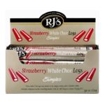 0730982000131 - LICORICE LOGS STRAWBERRY AND WHITE CHOCOLATE PACKAGES