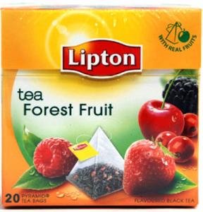 7310390855108 - LIPTON BLACK TEA - FOREST FRUIT - PREMIUM PYRAMID TEA BAGS (20 COUNT BOX)