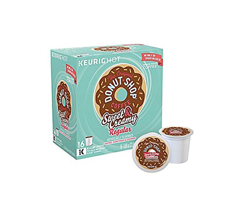 0731123698026 - KEURIG HOT THE ORIGINAL DONUT SHOP SWEET AND CREAMY REGULAR COFFEE, K-CUPS PODS, 16 COUNT