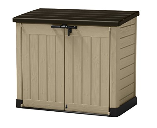 0731161040580 - KETER STORE IT OUT MAX OUTDOOR ALL WEATHER PATIO GARDEN RESIN STORAGE SHED
