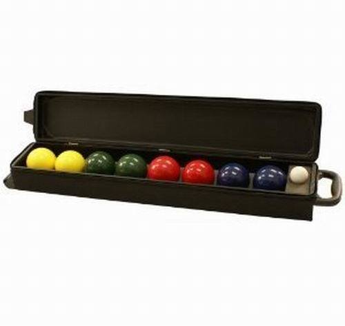0731215475337 - GAMENAMICS 90MM BOCCE BALL SET WITH WHEELED CARRYING CASE TOYS CHRISTMAS GIFT