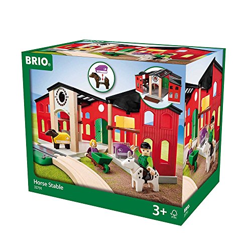 7312350337914 - BRIO 63379100 HORSE STABLE PLAYSET
