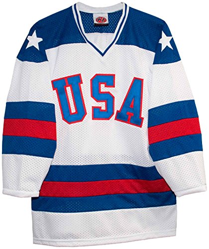 0731236536284 - 1980 MIRACLE ON ICE REPLICA HOME JERSEY- MEDIUM