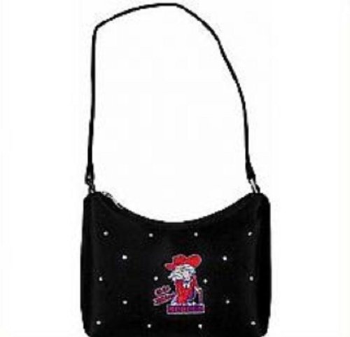 0731247222558 - GAME DAY OUTFITTERS OLE MISS MISSISSIPPI REBELS WOMEN'S BLACK FASHION PURSE