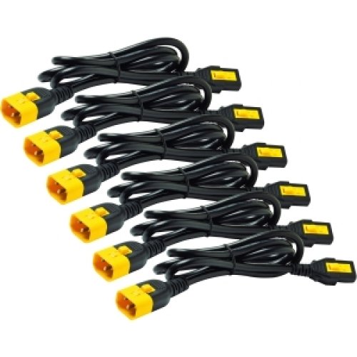 0731304279624 - APC AP8702S 0.6M C13 TO C14 POWER CORD KIT (6 EA) (DISCONTINUED BY MANUFACTURER)